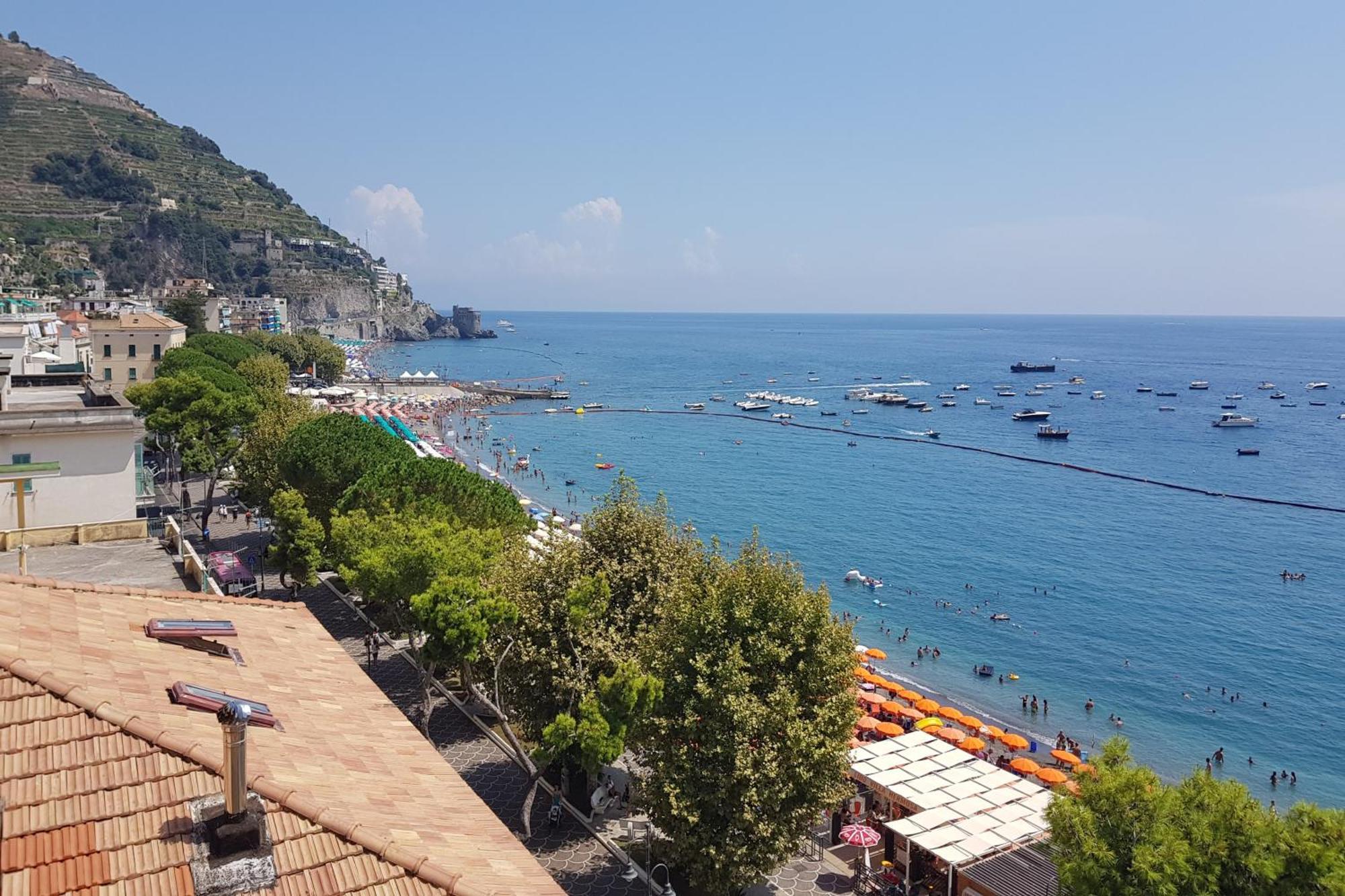 Un Oblo Sul Mare Apartment Maiori Bagian luar foto